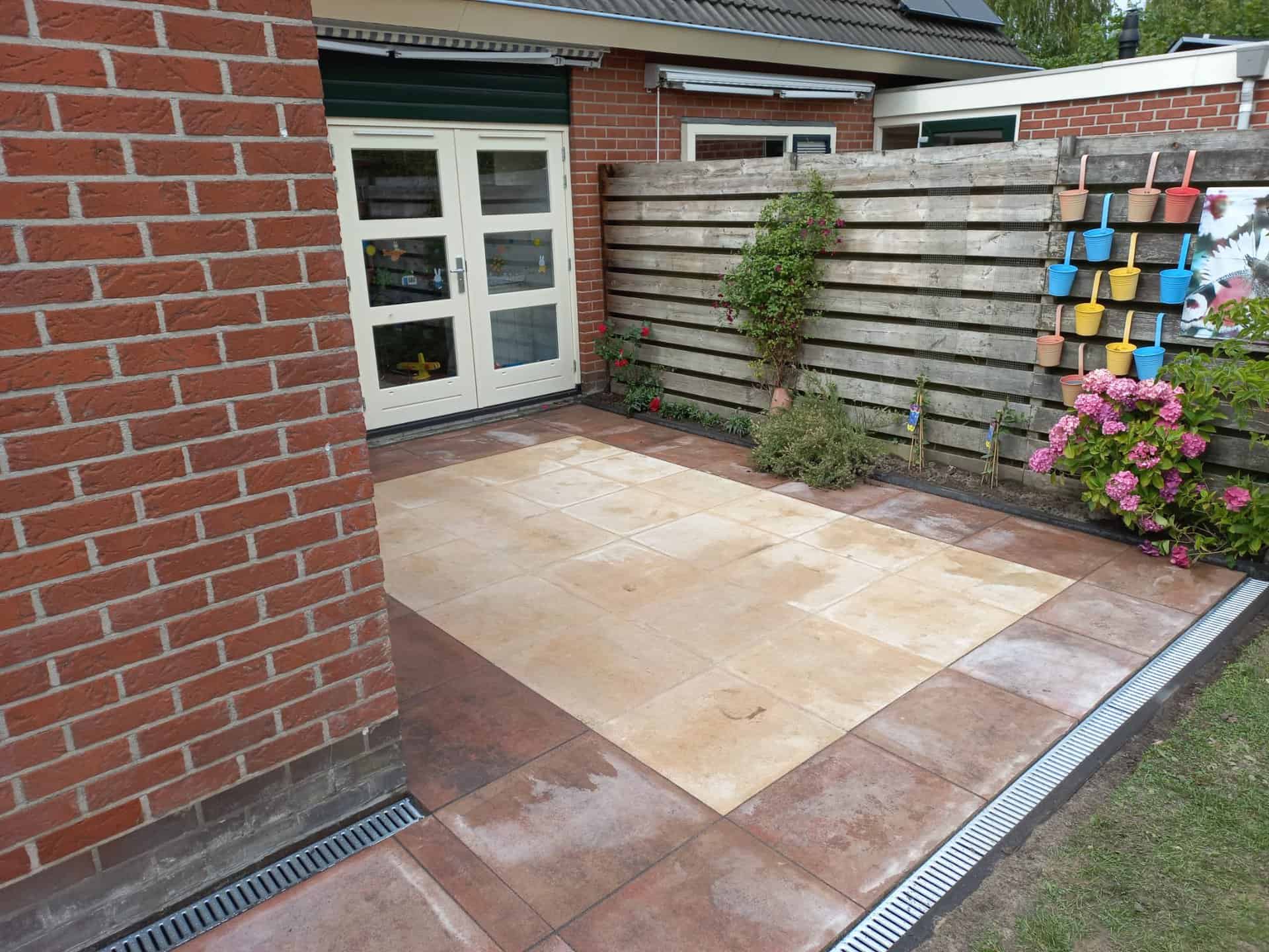 Straatwerk in Buitenpost